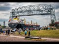 That&#39;s one Big Saltie! the Vezhen, about as large as a ocean freighter you can get in Duluth!