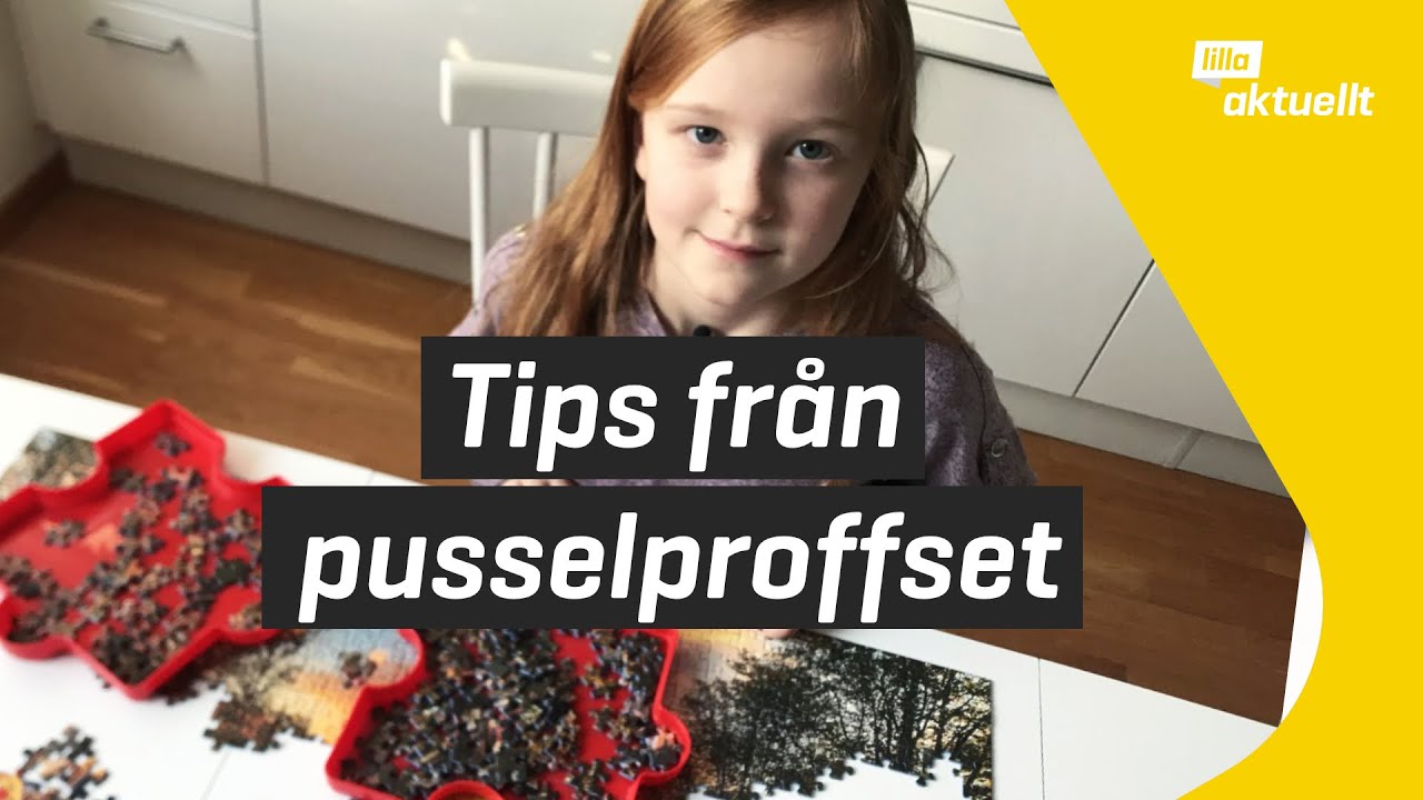 Thea älskar pussel!