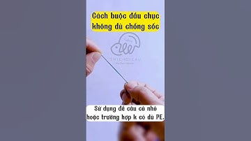 Cách buộc đầu trục không dù chống sốc #fishing #fishingvideo #cauca #dammecauca #moicau #moicauca