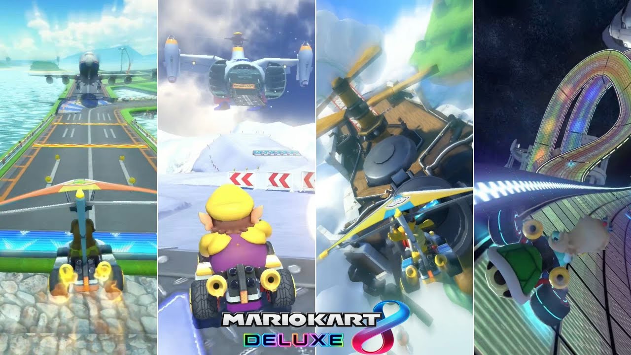 If 8 Mario Kart 8 Deluxe Courses Were Reverse (Star & Special Cups)