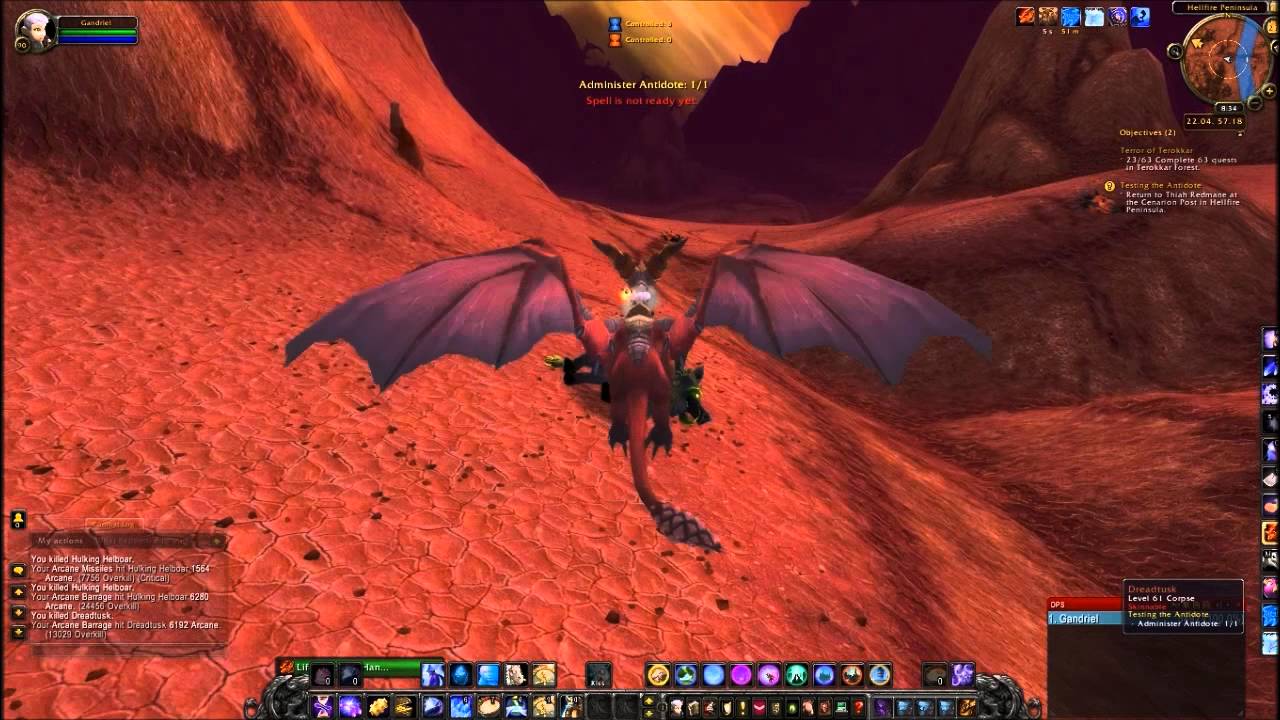 Testing The Antidote Quest World Of Warcraft Youtube