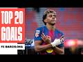 ¡Los 20 MEJORES GOLES del FC BARCELONA CAMPEÓN de LALIGA! 💙​🏆​❤️​