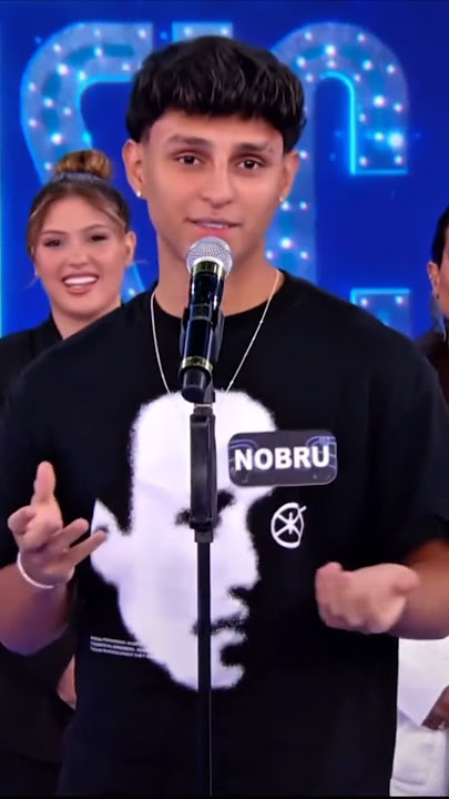 Nobru sendo ovacionado no ProgramaSilvioSantos 💜 #nobru #shorts