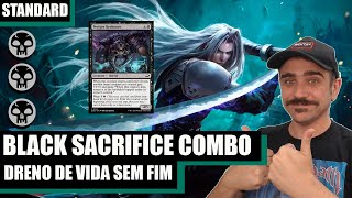 SACRIFÍCIO E DANO INFINITO - Mono Black Sacrifice Combo  - MTG STANDARD SPM