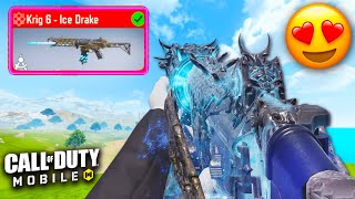 *NEW* MYTHIC KRIG 6 - ICE DRAKE is PAY TO WIN 😍| COD MOBILE