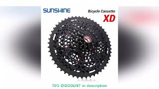 Latest Products You Must Know Sunshine Xd Structure Bicycle Cassette 12 Speed 9T-50T Black Mount