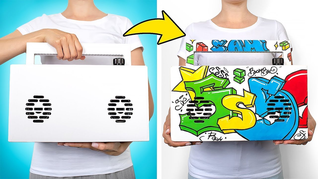On Fabrique Une incroyable Enceinte en Carton ! 🎧🎶 - YouTube