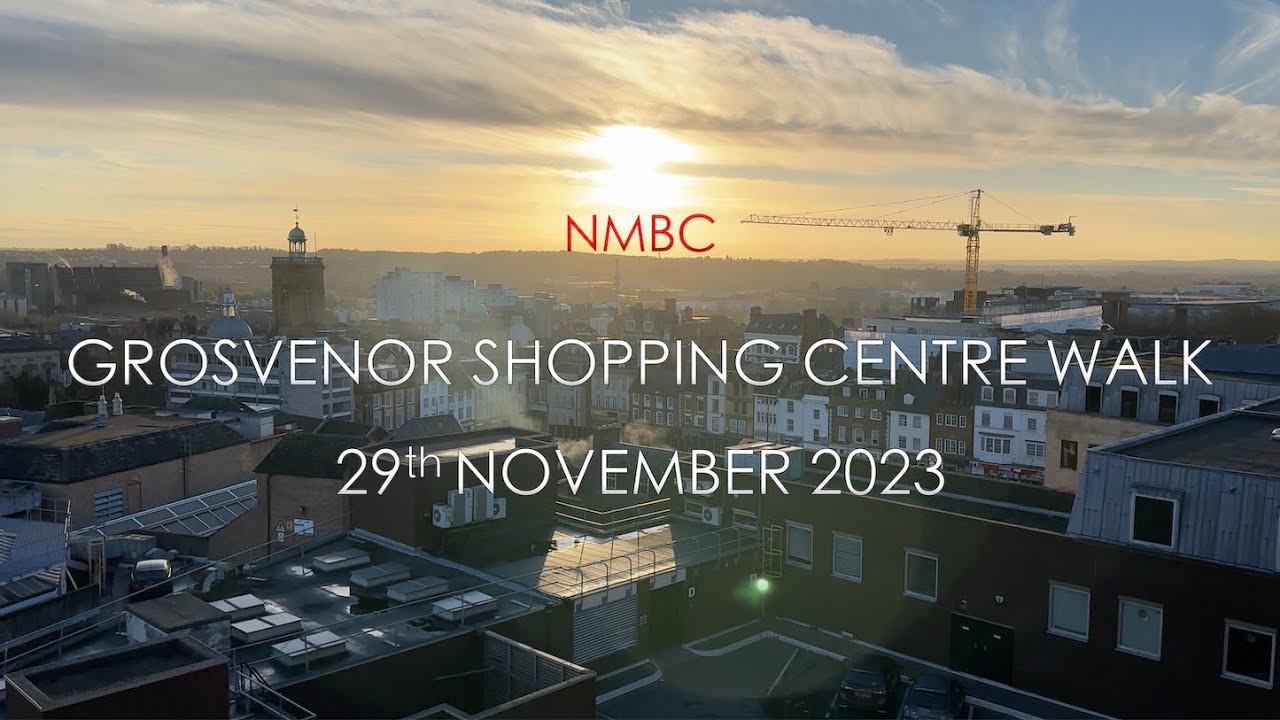 4K Walk Grosvenor Shopping Centre 29 November 2023