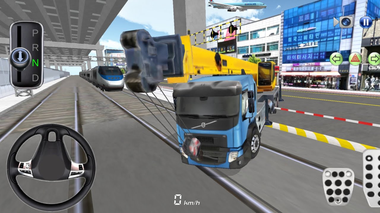 3d driving class New Super car rail station city right enjoy Android gameplay
