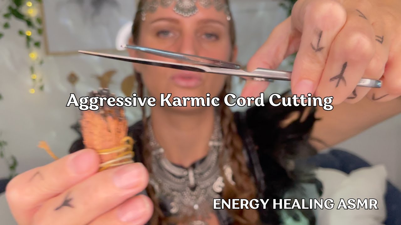 Karmic Cord Cutting ⚡️ | 🔥  Shamanic Witch Energy Healing ASMR