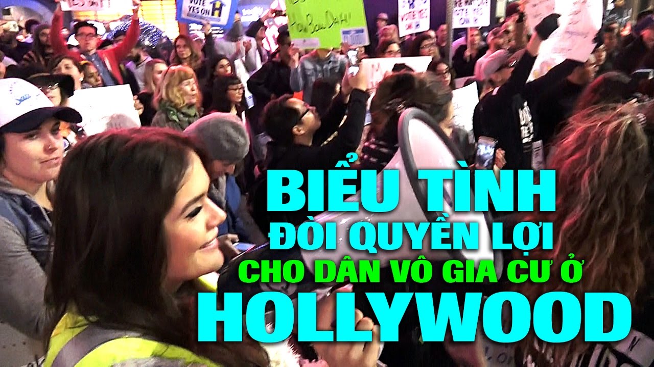 Biểu tình đòi quyền lợi cho dân vô gia cư ở trung tâm điện ảnh Hollywood việt nam lịch đá bóng