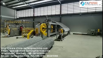 CHINA Gabion wire mesh machine,Gabion box machine,hexagonal wire netting machine