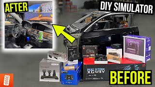 Building a Wrecked Car into the Ultimate RACING SIMULATOR! (Complete Transformation) - Fanatec