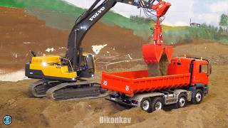 UNIQUE RC CONSTRUCTION-SITE I RC EXCAVATOR FAIL  I VOLVO! SCANIA! HITACHI! KOMATSU! I MTC OSNABRÜCK