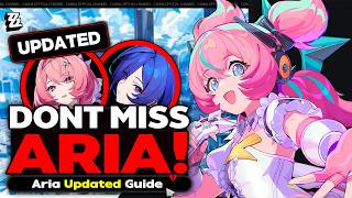 IS SHE NOW A MUST PULL! The BEST UPDATED Guide to Aria (Teams/Disc/W-Engine) - Zenless Zone Zero