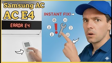 Samsung AC E4 Foutcode 🔧 | Probleemoplossingsgids voor inverter- en non-inverter airconditioners