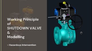 Working Principles of Shutdown Valve & Modelling | Hazardous Intervention