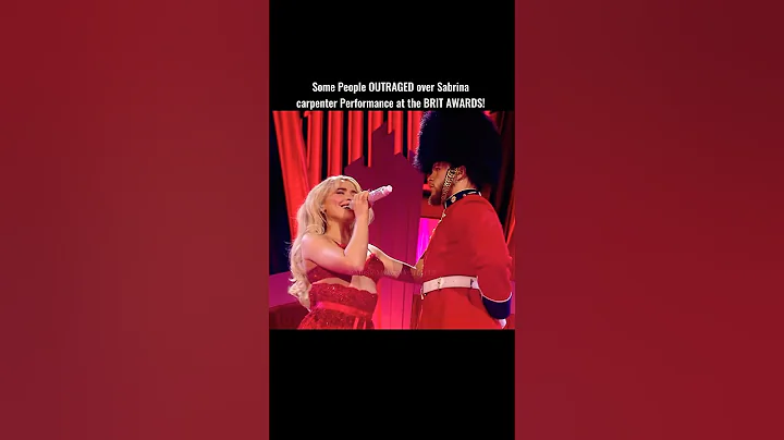 Sabrinas “bed chem” performance LIVE at the BRIT AWARDS! 🥵 #sabrina #music