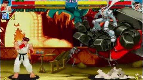 Marvel vs. Capcom - Ryu/War Machine Playthrough Part 1/2