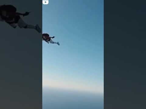 sky diving in