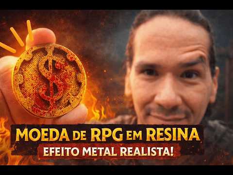 RPG Coin in Resin Step by Step – Mold, Casting and Realistic Painting