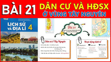 Hướng dẫn BÀI 21 DÂN CƯ VÀ HOẠT ĐỘNG SẢN XUẤT Ở VÙNG TÂY NGUYÊN | Lịch sử và Địa lí 4 | Sơ đồ tư duy