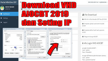 PART#1 CARA INSTAL VHD AIOCBT VERSI 2019.08 (Download VHD, VirtualBox dan Setting IP)