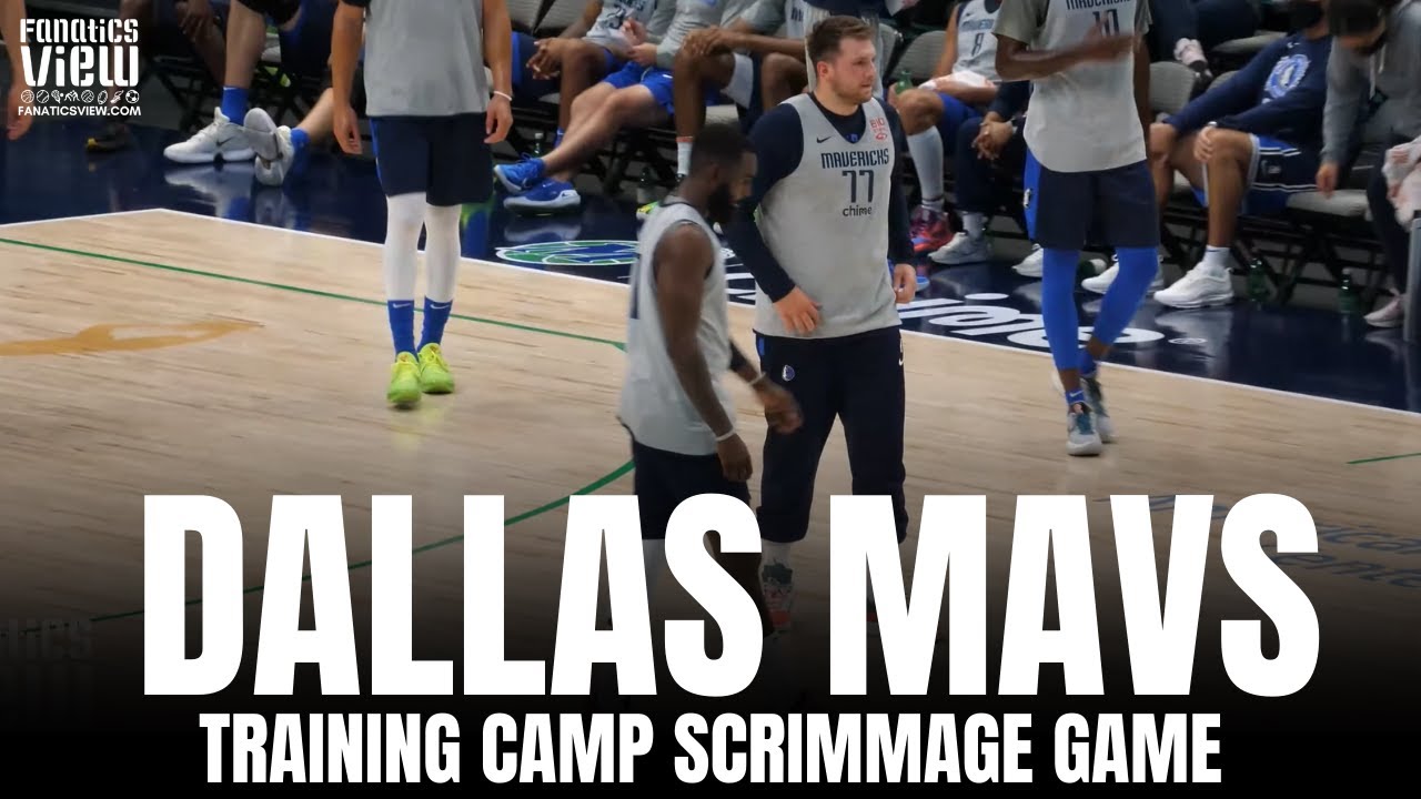 Dallas Mavericks Full Scrimmage Game Featuring Luka Doncic Kristaps Porzingis And New Dallas Mavs
