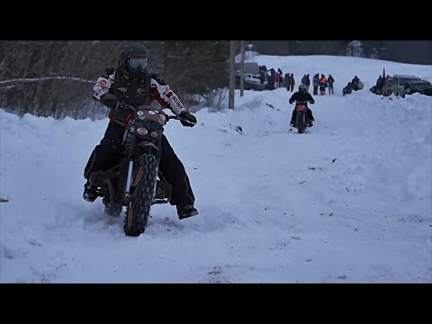 DEDAN Massive WINTER prohvat on motorcycles URAL
