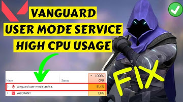Valorant- Vanguard user mode service high CPU usage fix