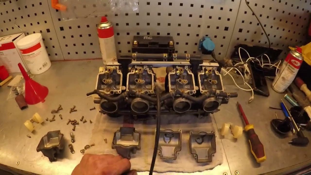 Yamaha YZF Thundercat 600 serwis gaźników?skończyło się dużo gorzej....