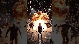 One Kid vs 1,000 Zombies 😱⚔️ #shorts #zombie #viral #cinematic #ai#trending