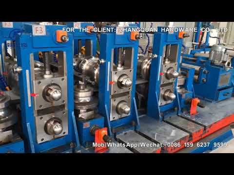 Automobile tube mill, pipe mill, ERW tube mill, High strength steel pipe making