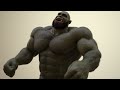 Orc realistic muscle growth transformation