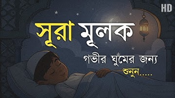 গভীর ঘুমের জন্য  সূরা মূলক | হৃদয় জুড়ানো তেলাওয়াত (سورة الملك) Surah MULK | by-  Shamsul Haque