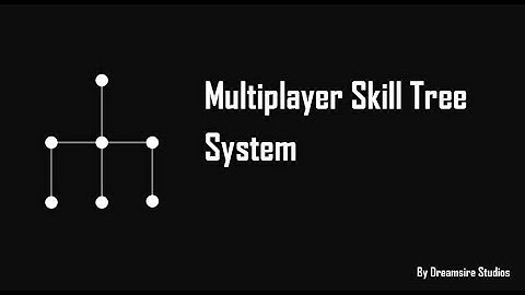 UE5 / UE4 Multiplayer Skill Tree System - Preview Video