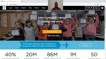 Coding for beginners and kids with CODE.ORG - CREATE ACCOUNT - COURSE C