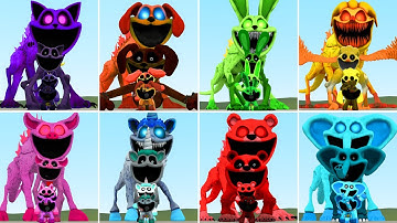 EVOLUTION OF ALL GODZILLA SMILING CRITTERS POPPY PLAYTIME 3 In Garry