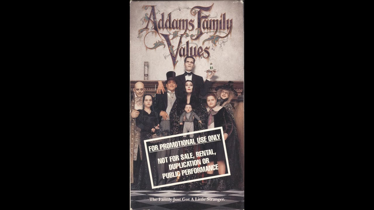 Opening to Addams Family Values 1994 Screener VHS