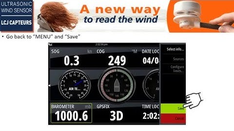 Installation manual barometer BaroPlug with Zeus Touch B&G