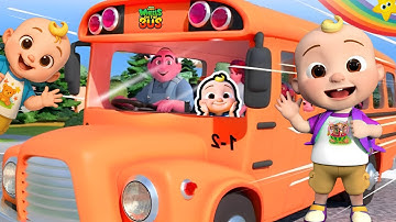 [ 4 MINUTE LOOP ] 🚍 Wheels on the Bus Sound Variations Remix 🎶 || Several Version | Giggle Rhymes