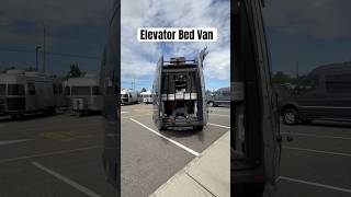 A Van With Elevator Bed Bathroom &amp; Kitchen!