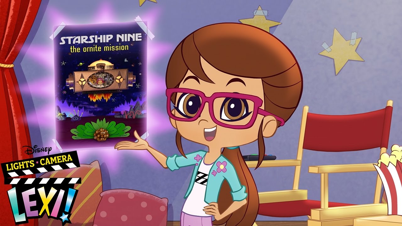Starship Nine: The Ornite Mission | Lights, Camera, Lexi! | Disney Junior