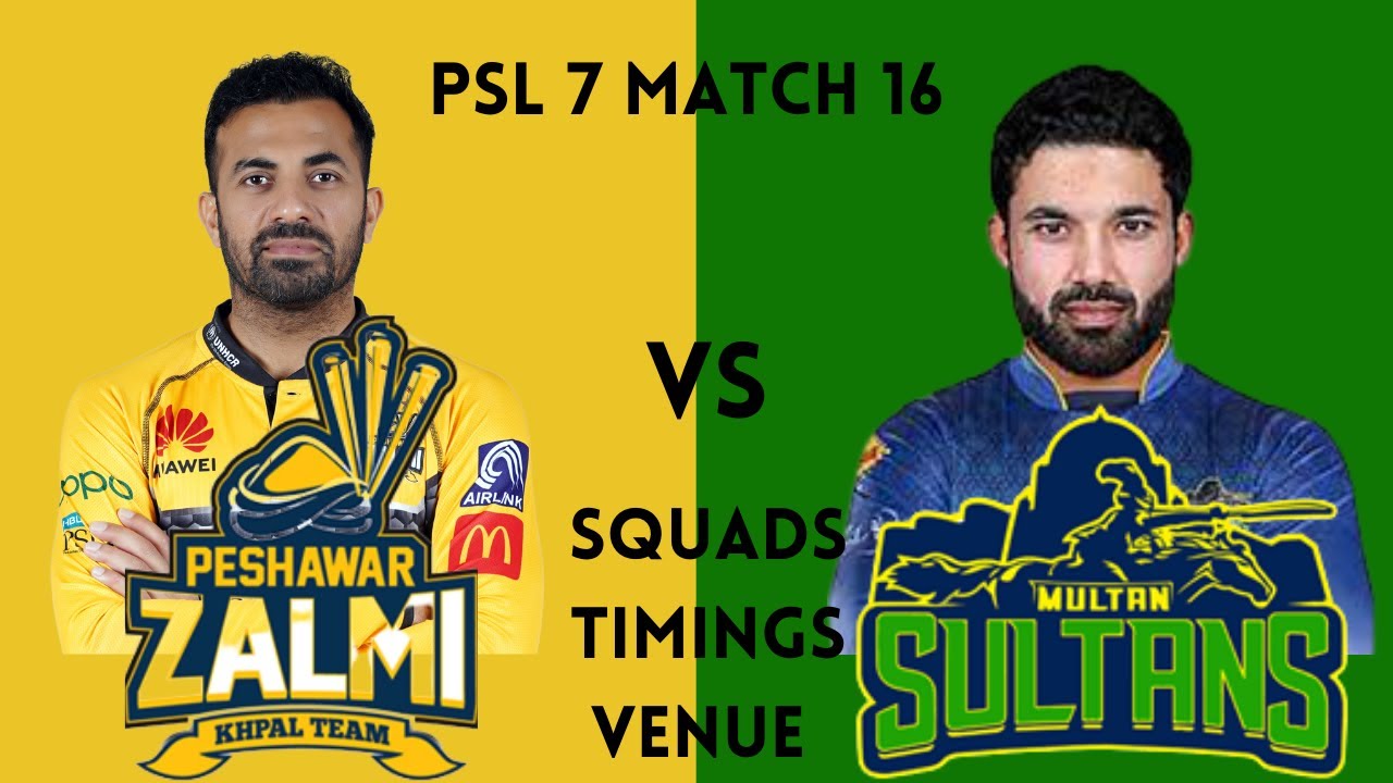 PSL 7 Match 16 Multan Sultan VS Peshawar Zalmi | Peshawar Zalmi Vs Multan Sultan