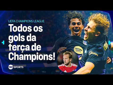 BARCELONA PUTS ON A SHOW, KANE SCORES, AND MORE STUNNERS! SEE ALL 32 GOALS FROM TODAY IN THE CHAM...