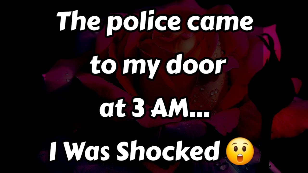 The police came to my door at 3 AM... I Was Shocked 😲😯😮🫨🫢😳 || Dm to Df Love Messages 💟🩵 #loveletter 