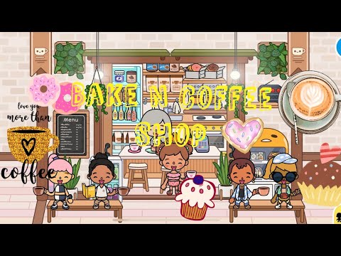 Bake N coffee shop / tocaboca/🥐🥮☕️☕️