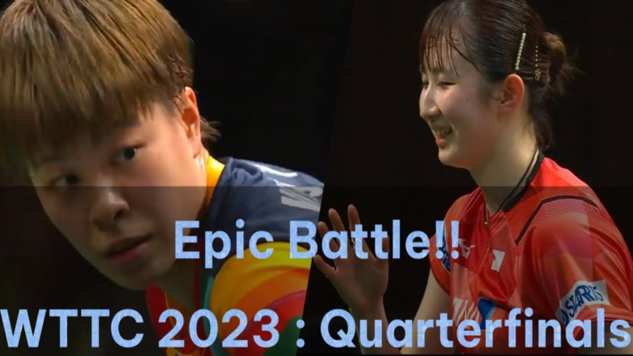 World Table Tennis Championship 2023 Epic Battle!! Women's
