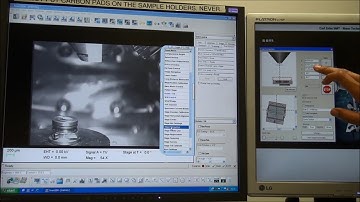 Acquire SEM image part 1 SmartSEM UI