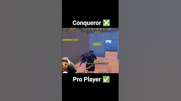 CONQUEROR PLAYER VS PRO PLAYER PUBG / BGMI #shorts #pubgmobile #bgmi #viralshorts